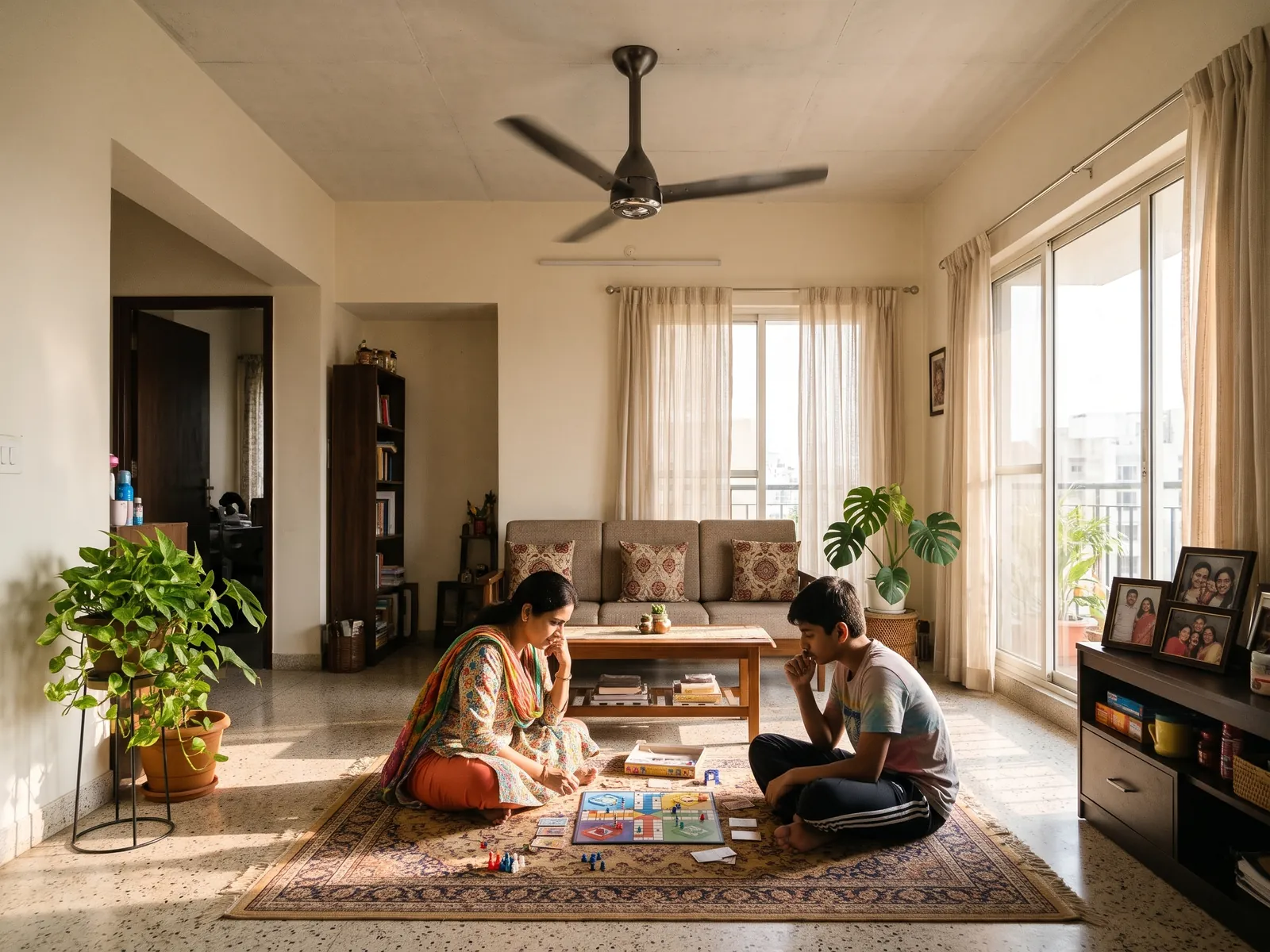 Techmark BLDC ceiling fans — Under the fan