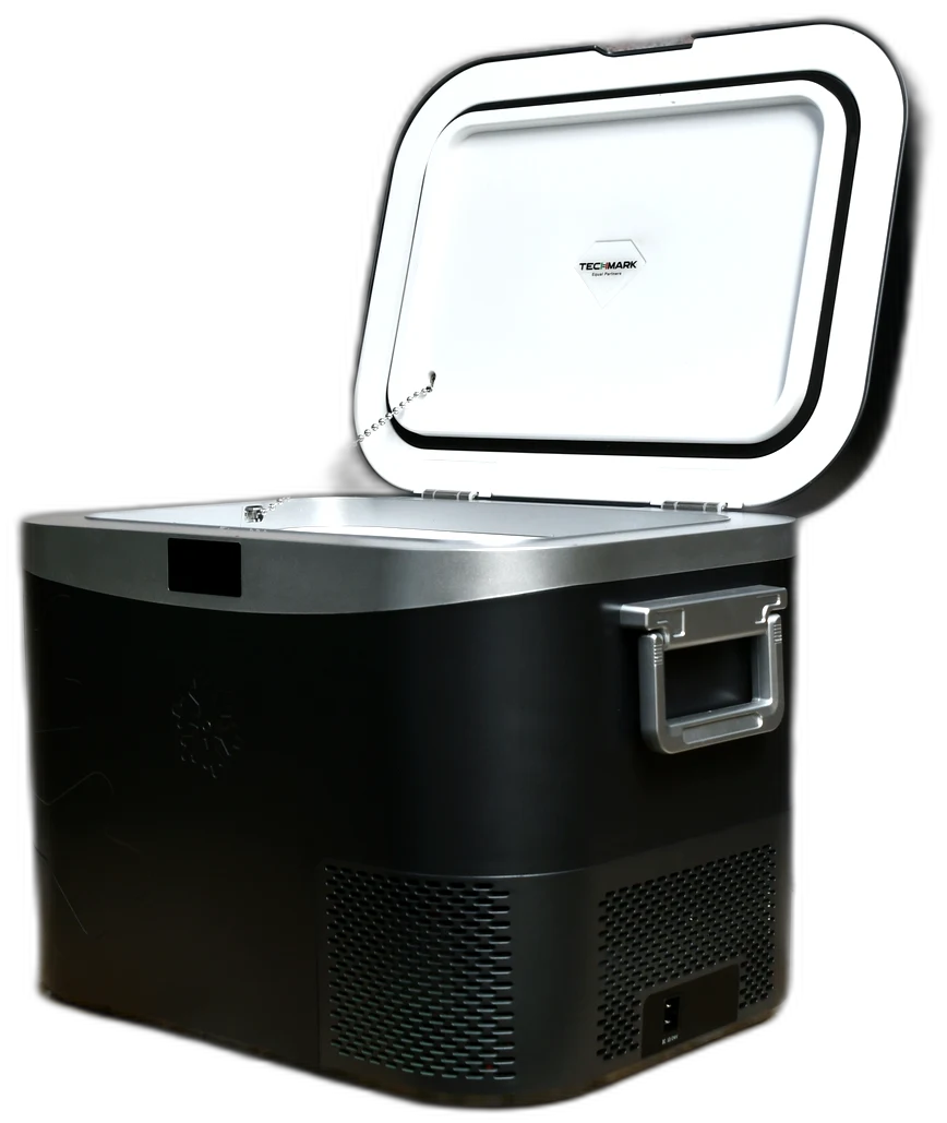 Techmark Stratos 12 L — Flat top, lid open